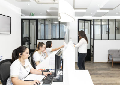 Reception Desk for Appointment Scheduling